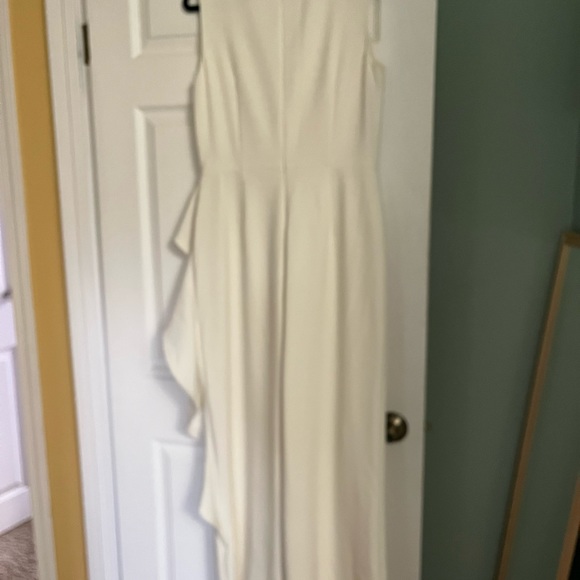 Antonio Melani off white jumpsuit with ruffle detail. NWOT - Picture 7 of 7
